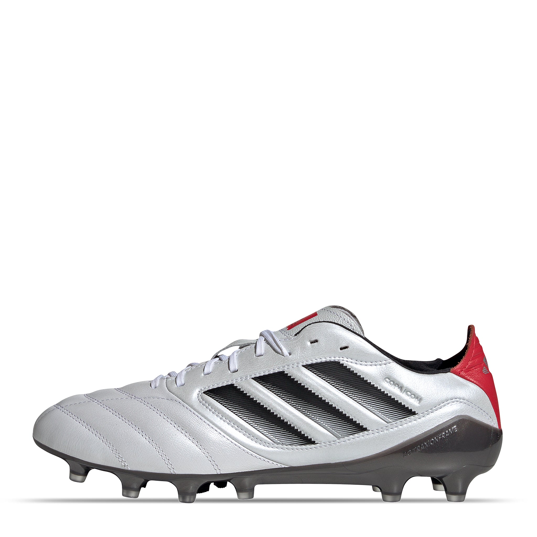 adidas Copa Icon II FG/AG Soccer Cleats (White/Black/Pure Ruby) 8 M / 9 W