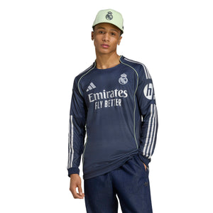 adidas Real Madrid 25/26 Long Sleeve Away Jersey L