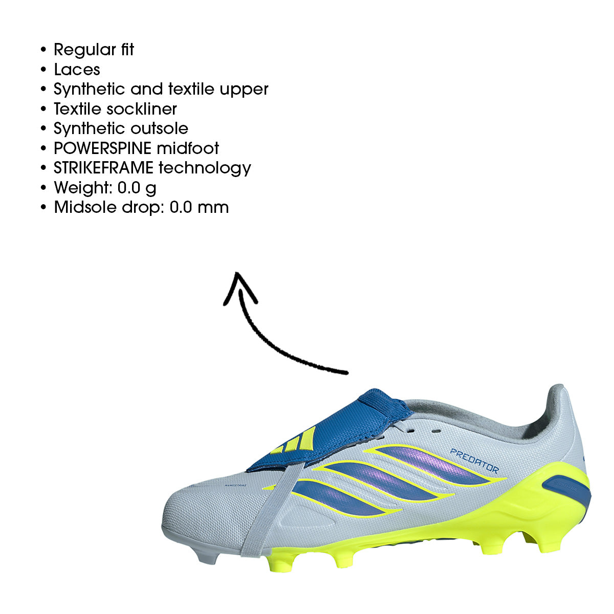 adidas Predator League Fold-Over Tongue Firm Ground Boots 6