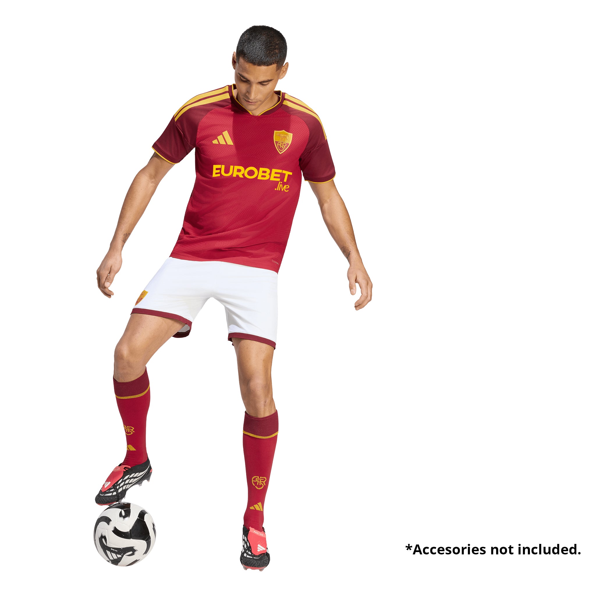 adidas AS Roma 26/27 Home Authentic Jersey L