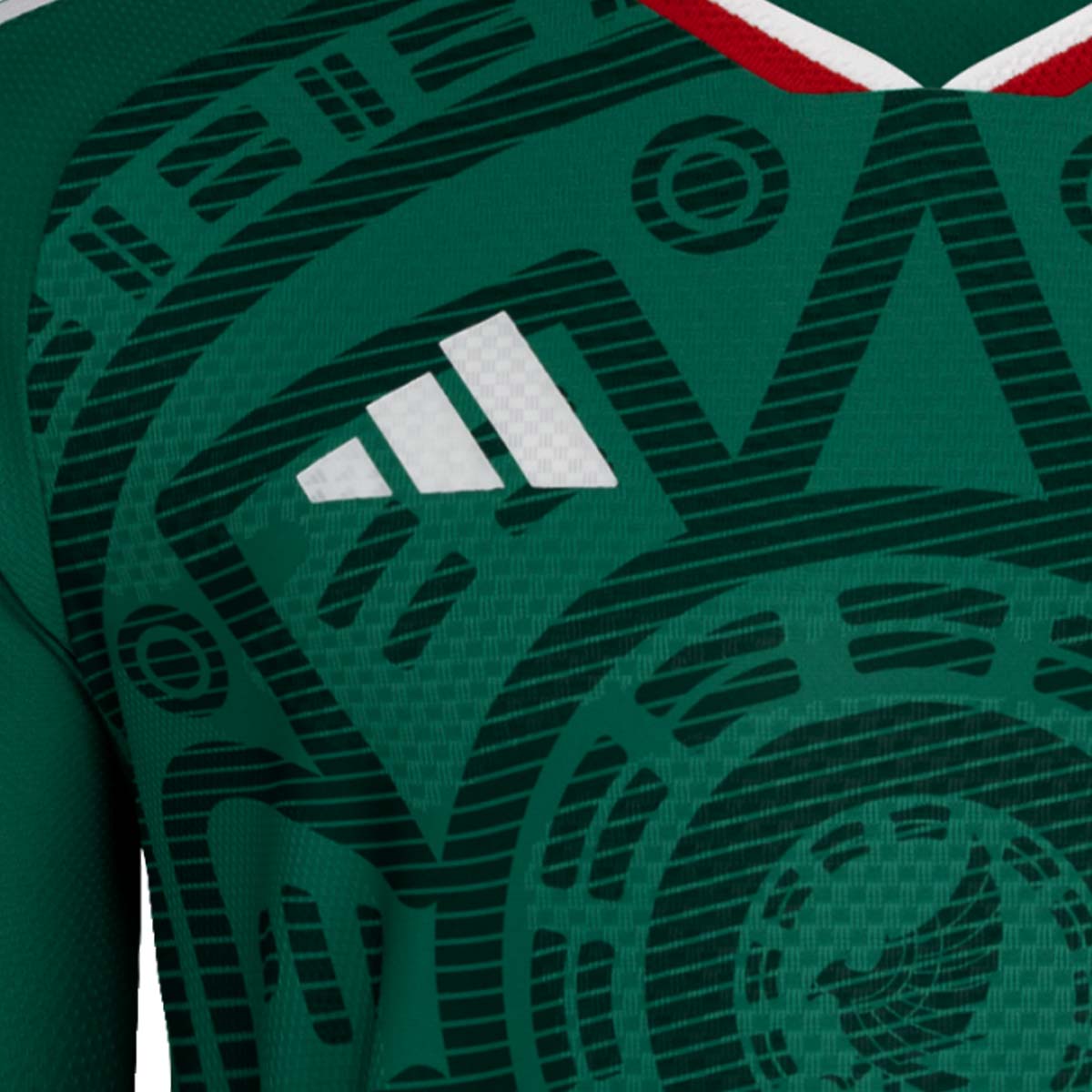 adidas Mexico 2026 Home Authentic Jersey 2XL