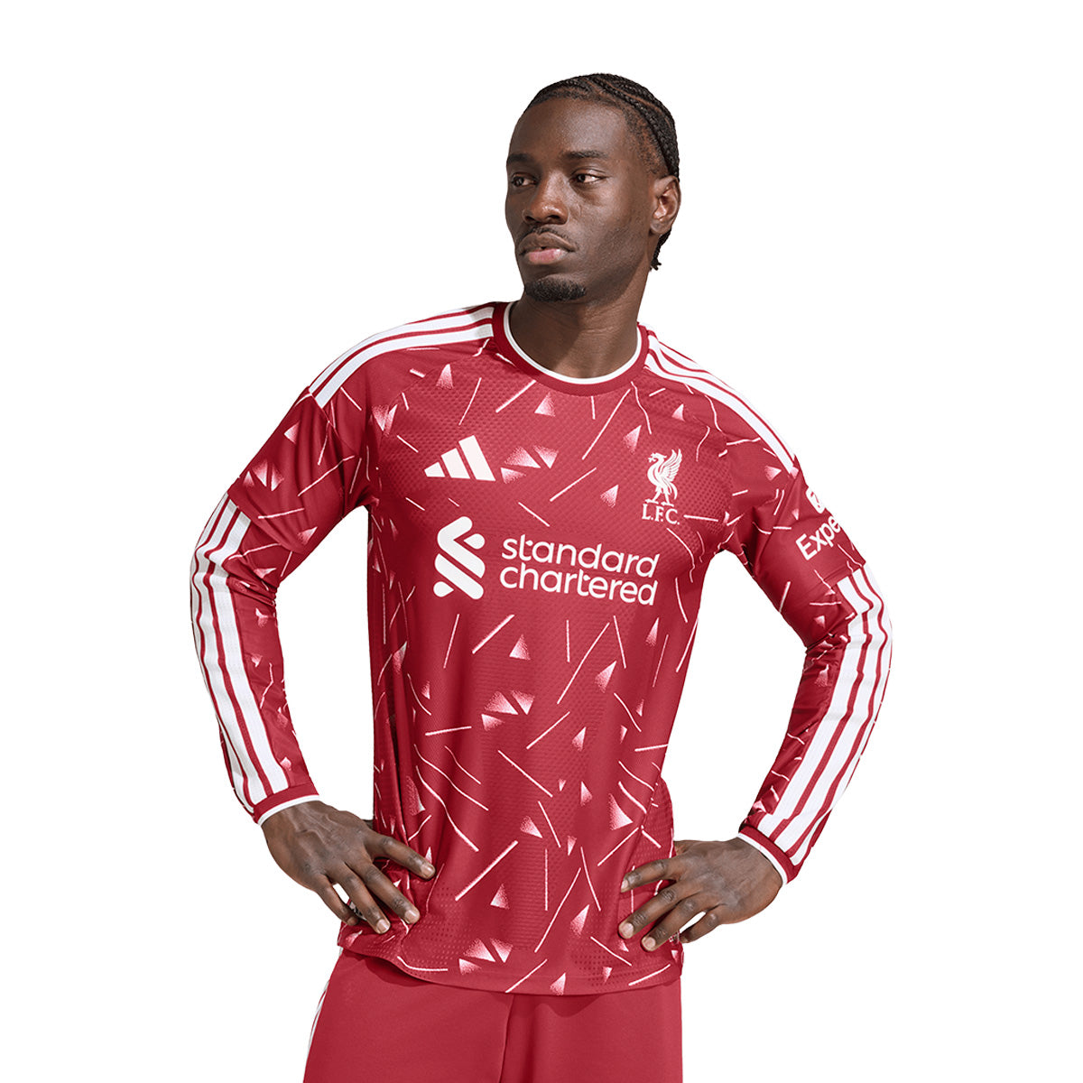 adidas Liverpool FC 26/27 Long Sleeve Home Authentic Jersey L
