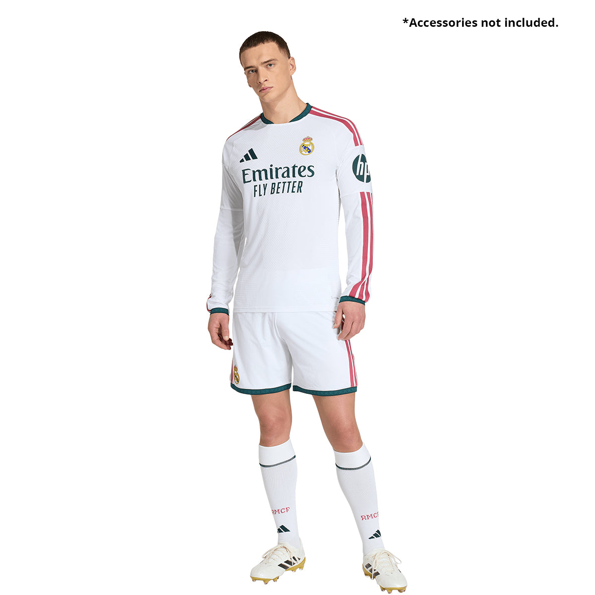 adidas Real Madrid 26/27 Home Authentic Jersey Long Sleeve L