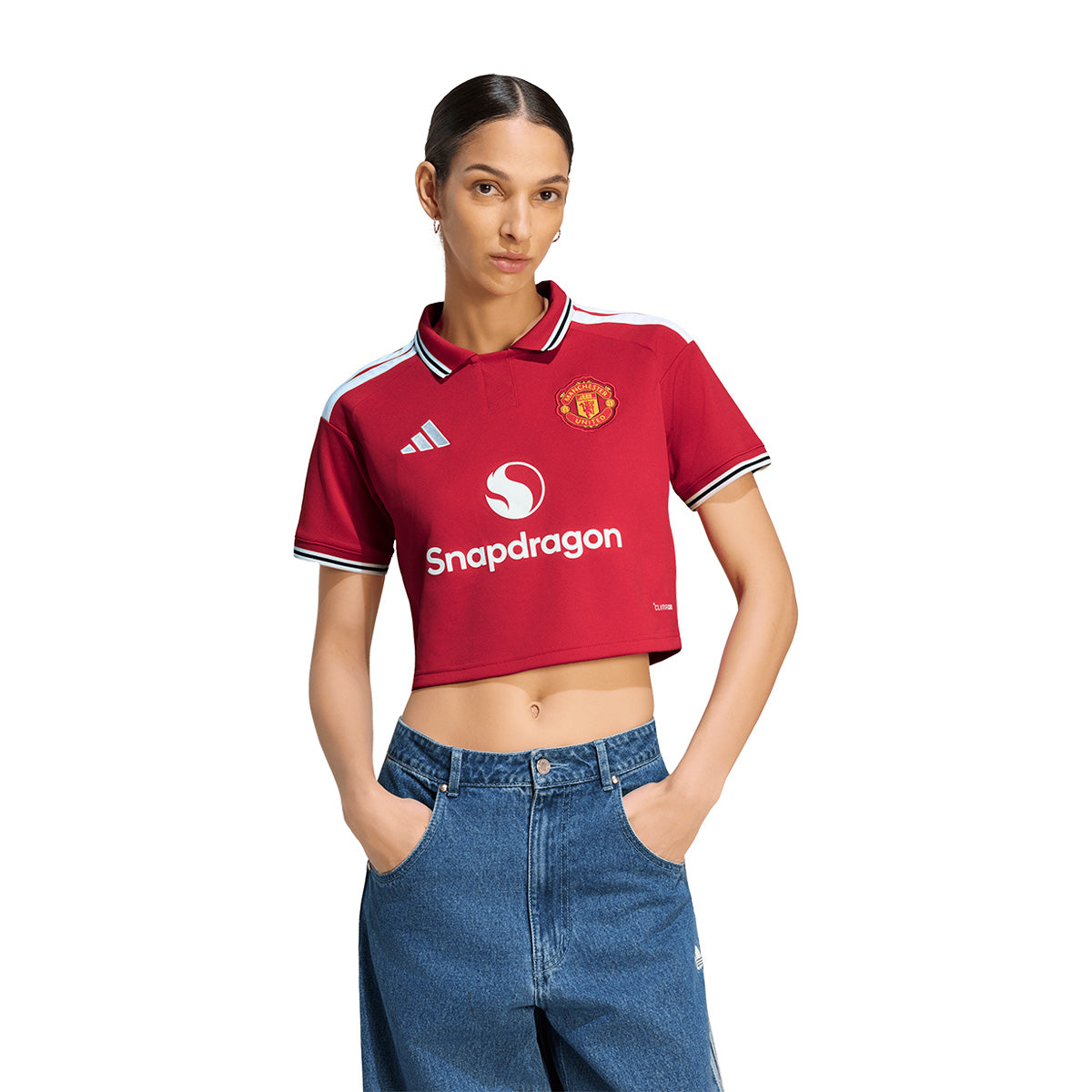 adidas Manchester United 26/27 Home Crop Jersey L