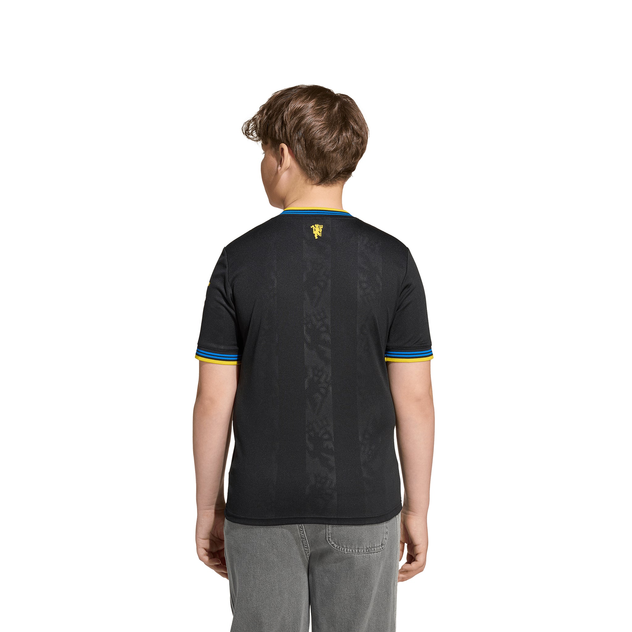 MUFC 3 JSY Y BLACK L