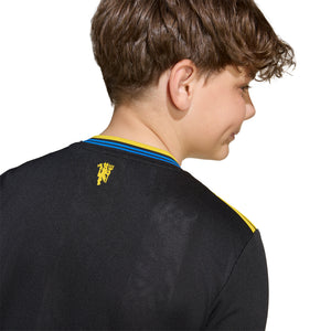 MUFC 3 JSY Y BLACK L