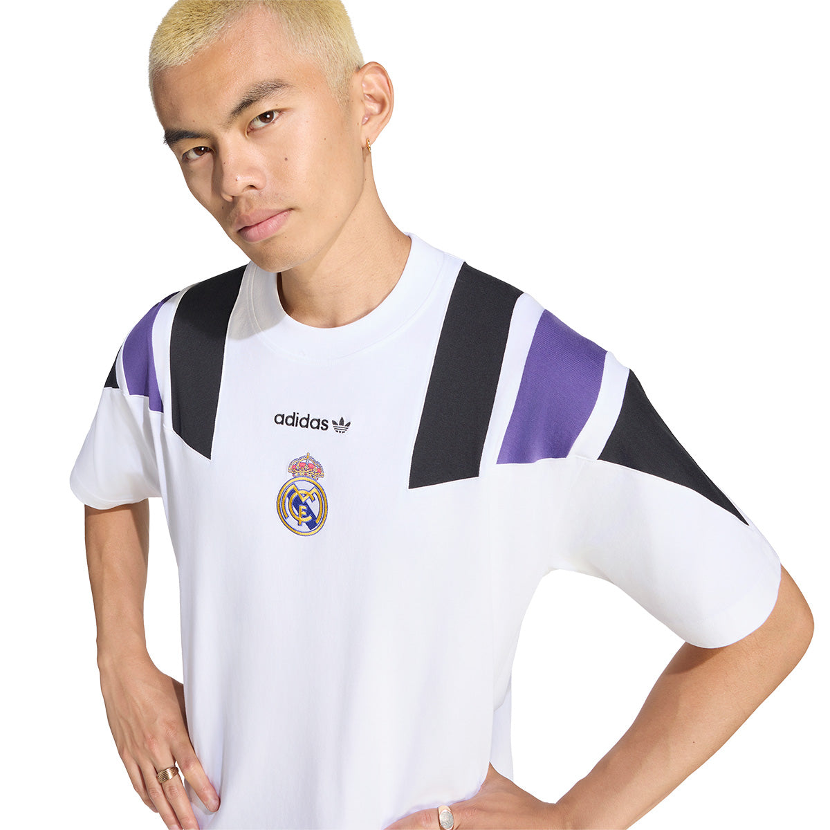REAL EQT TEE WHITE L