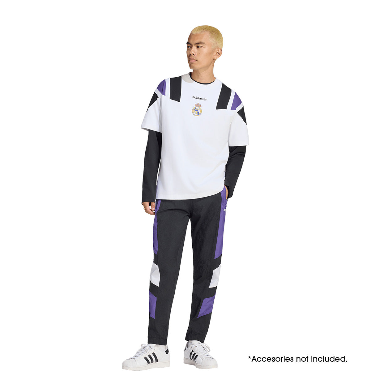REAL EQT TEE WHITE L