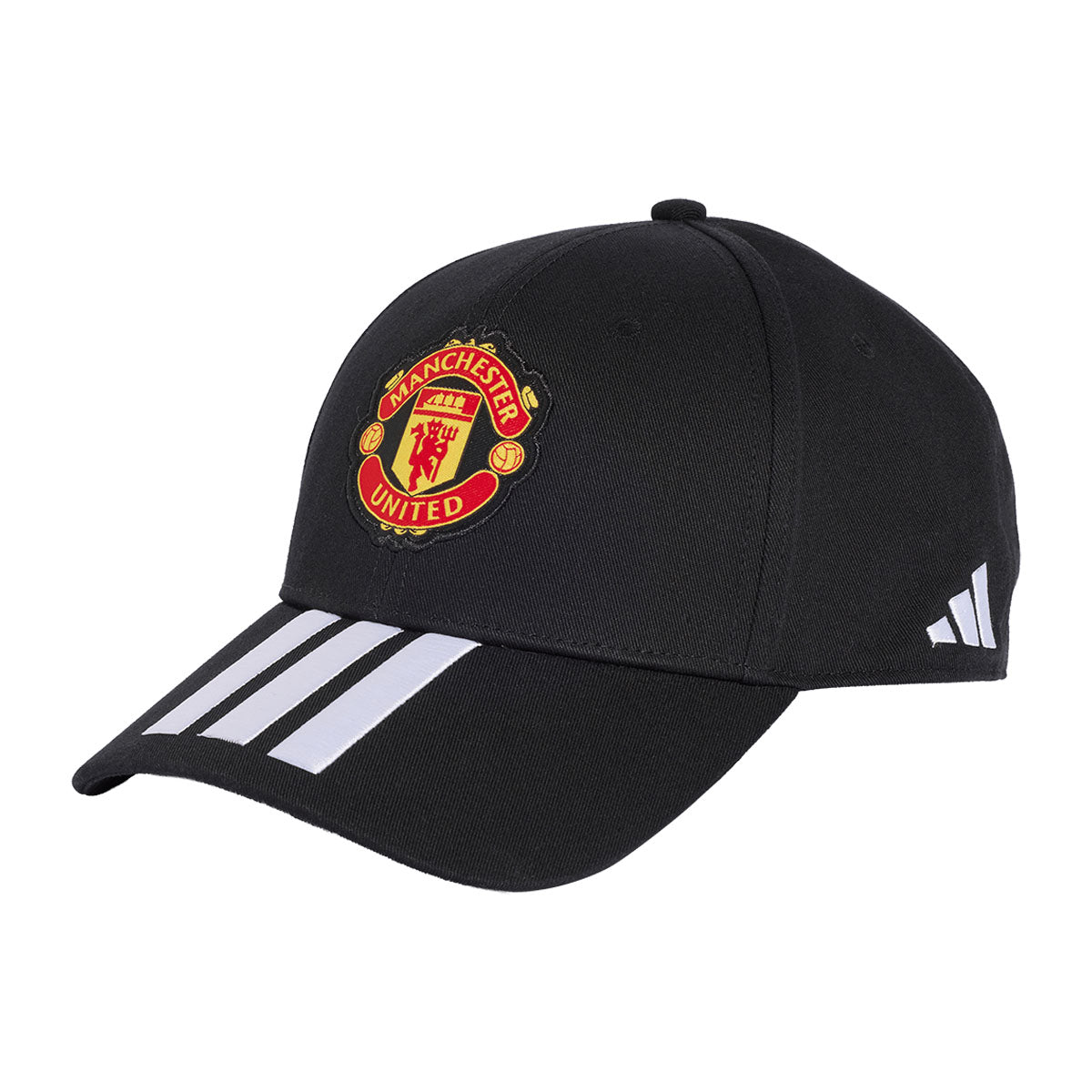 MUFC BB CAP BLACK/WHITE OSFL