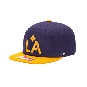 LA Galaxy Club T 25 Snapback Hat ONE SIZE