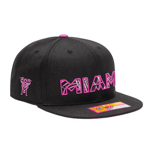INTER MIAMI FOXTAIL SNAPBACK HAT ONE SIZE