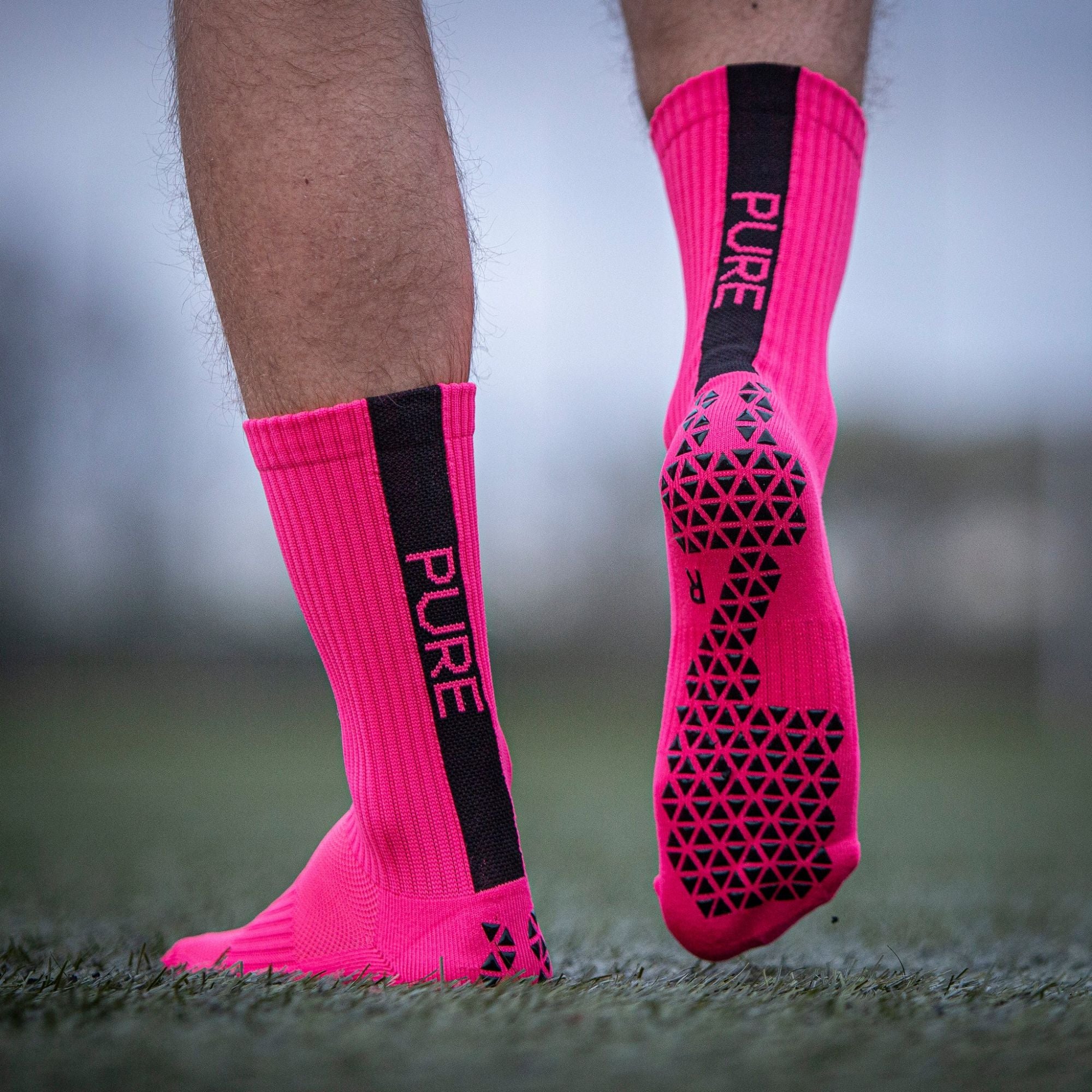 Pure Grip Socks Light Pink M