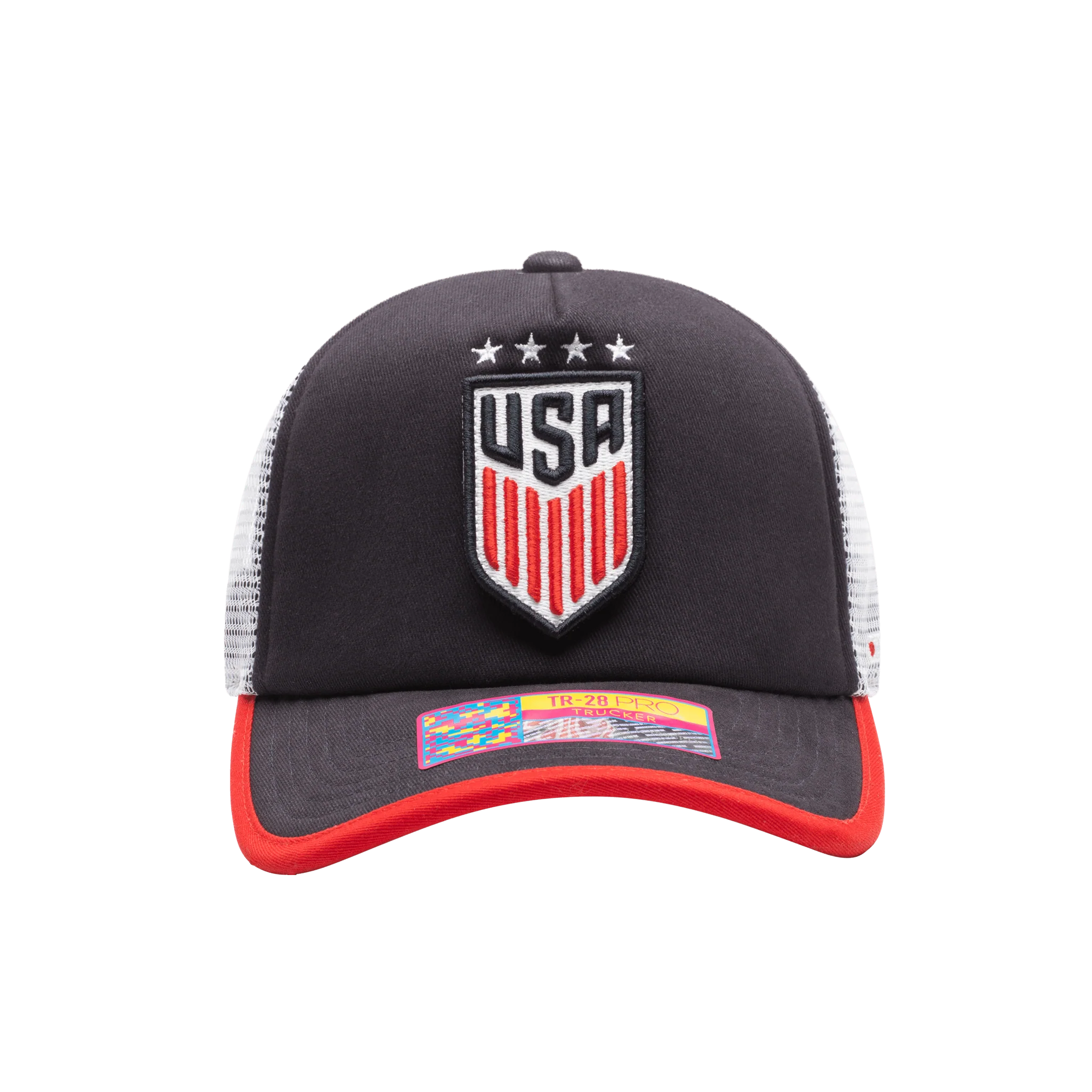 US Soccer One8th Strike Trucker Hat Fan Ink ONE SIZE