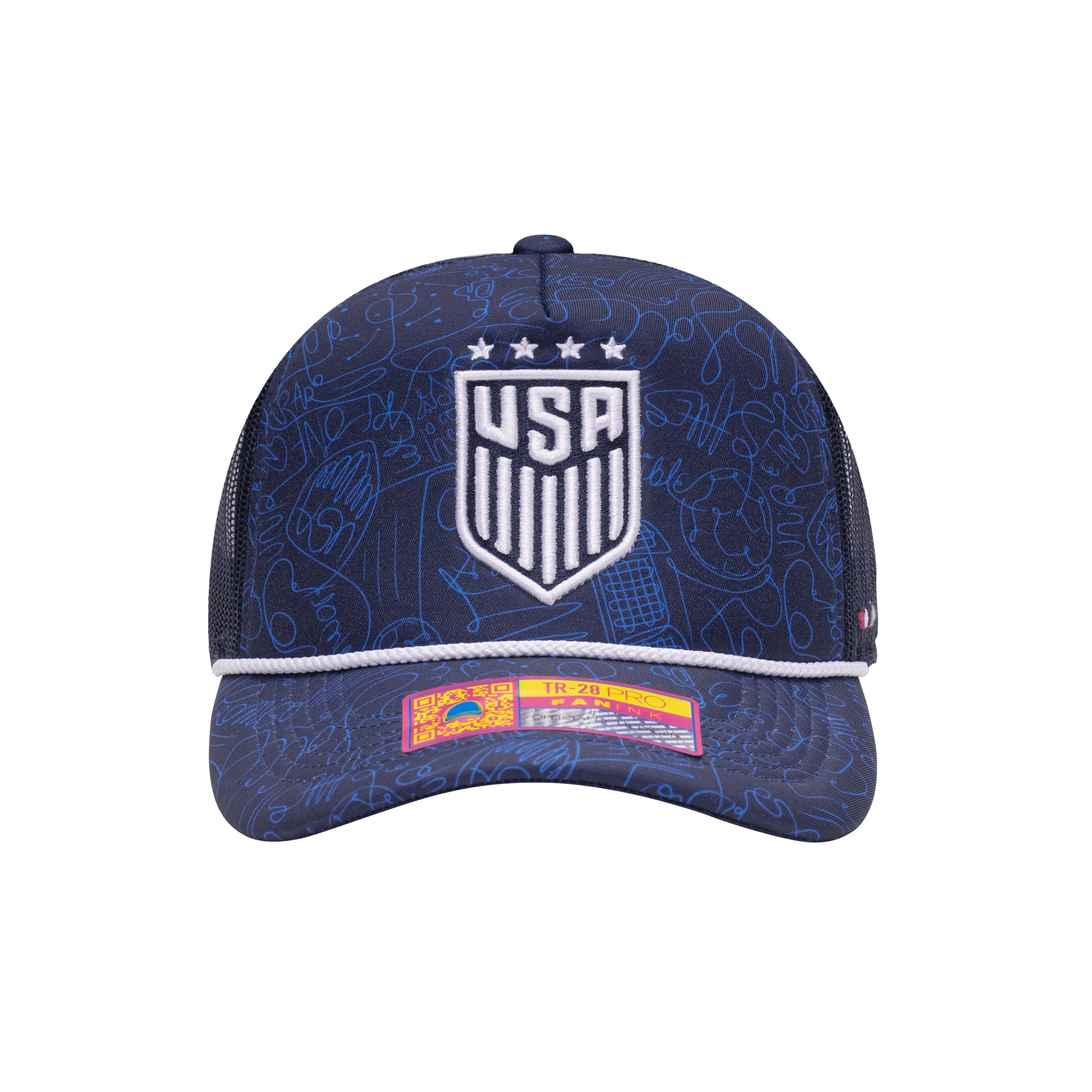 USWNT One8th Pablo Trucker Hat Fan Ink ONE SIZE