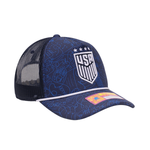 USWNT One8th Pablo Trucker Hat Fan Ink ONE SIZE