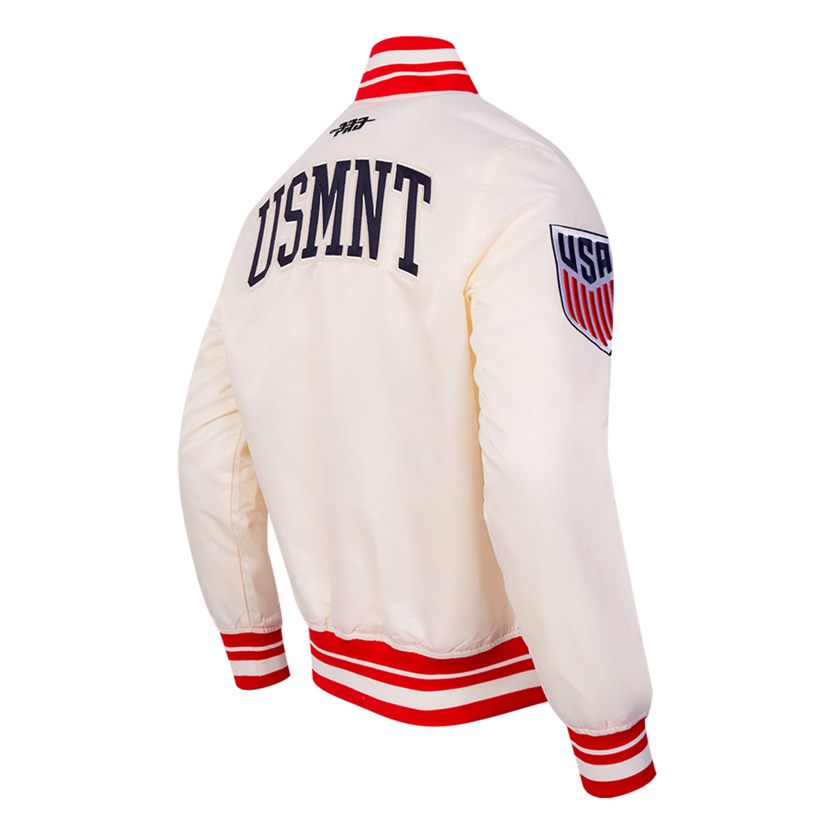 Pro Standard US Soccer Classic Rib Satin Jacket. 2XL