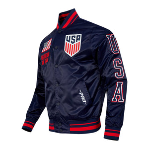 Pro Standard US Soccer Classic Rib Satin Jacket 2XL