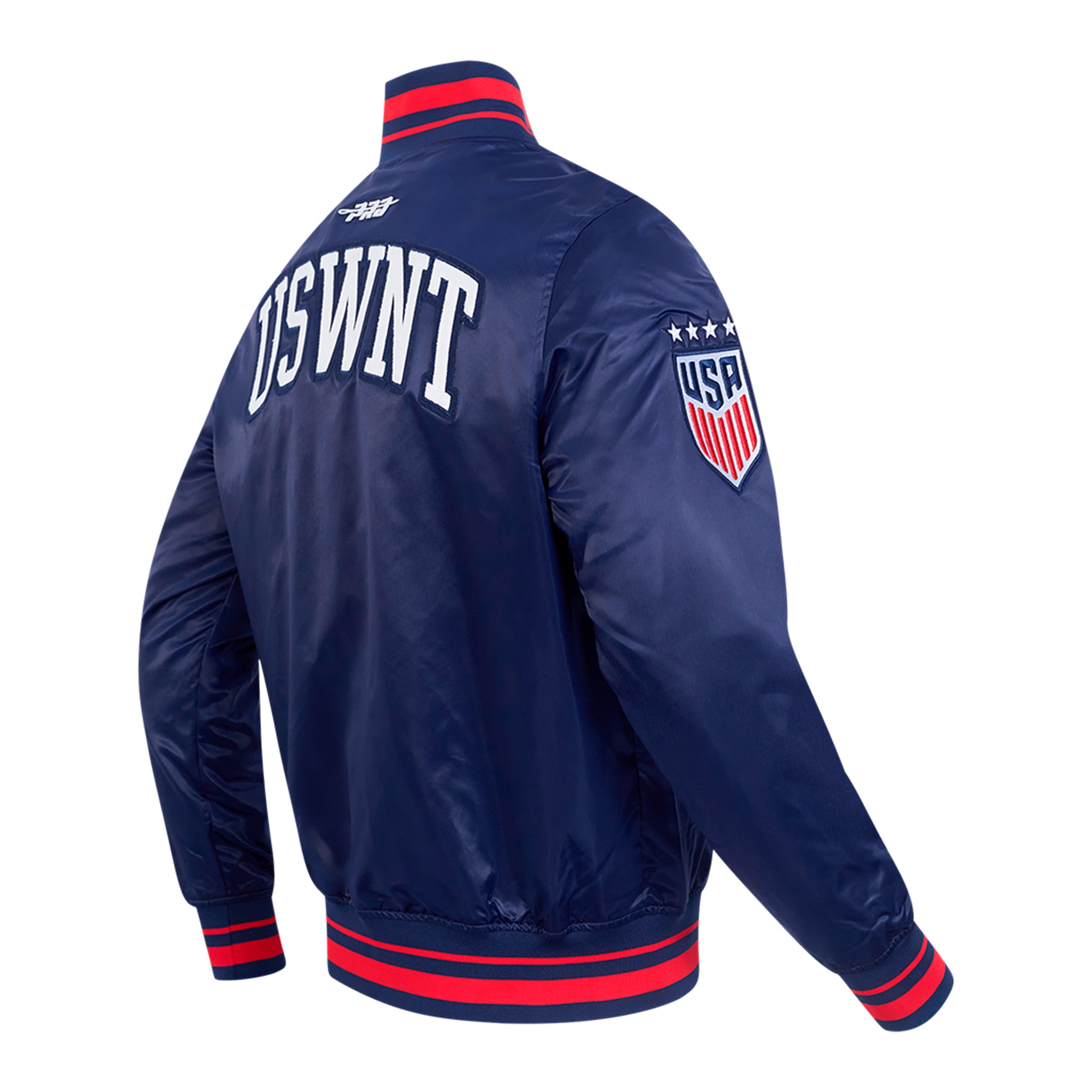 Pro Standard US Soccer Classic Chenille M Rib Satin Jacket 2XL