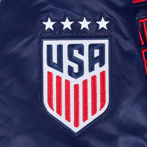 Pro Standard US Soccer Classic Chenille M Rib Satin Jacket 2XL